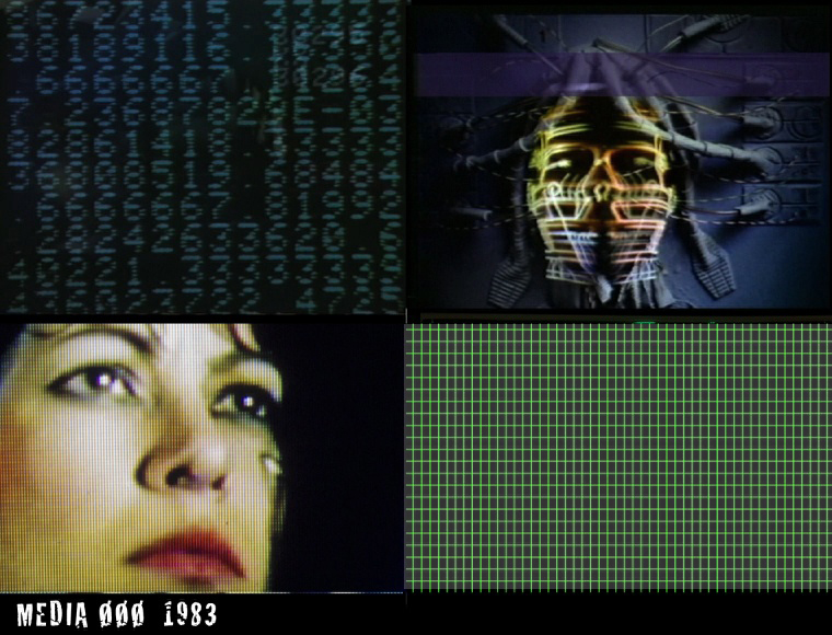 IMAGE MEDIAØØØ 1983 CENTRE GEORGES POMPIDOU OEUVRE YANN MINH 